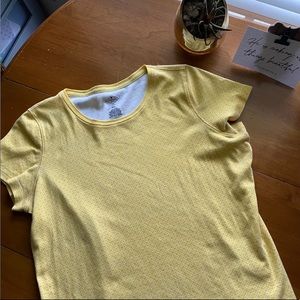 yellow T-shirt